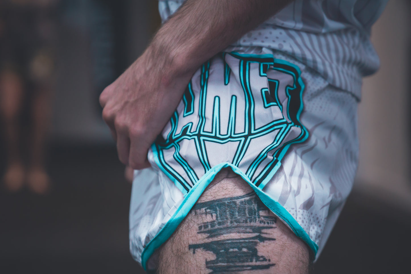 Shadow White Thai Shorts
