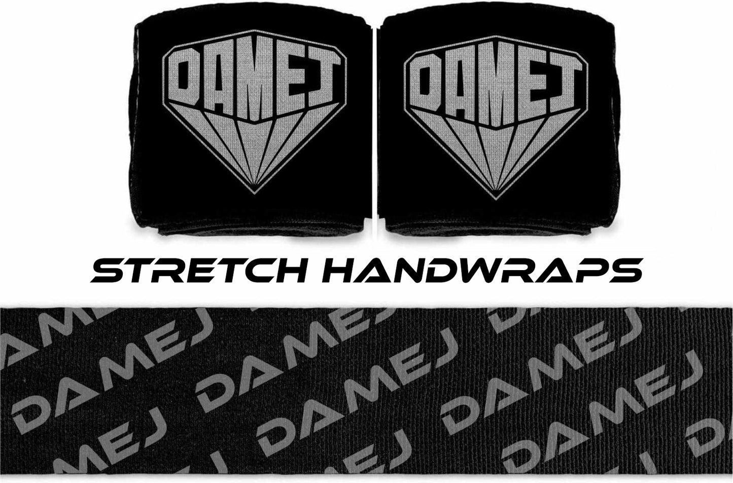 Patterned Stretch Training Handwraps 3.5m